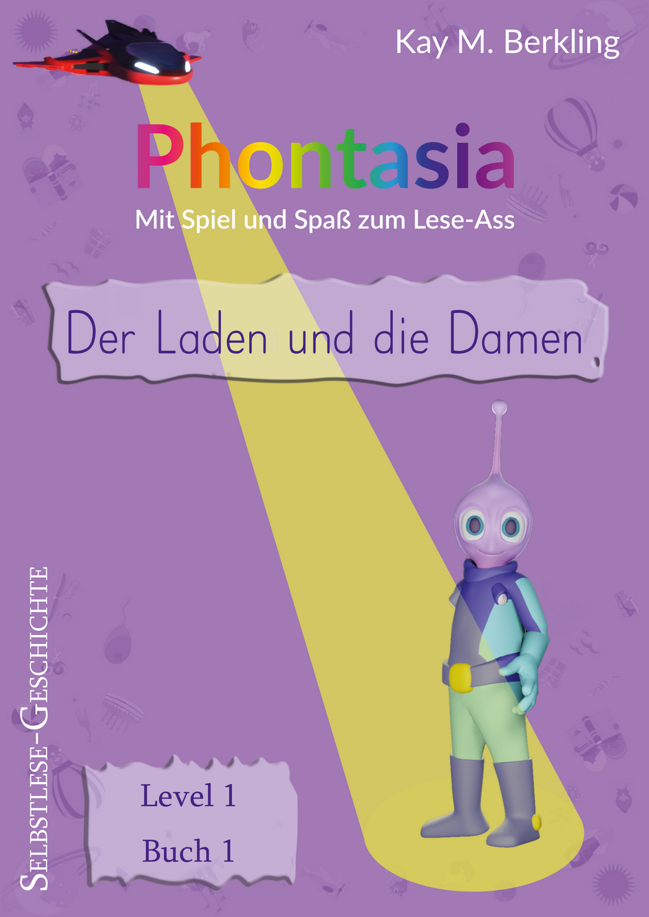 Buchcover mit Alien